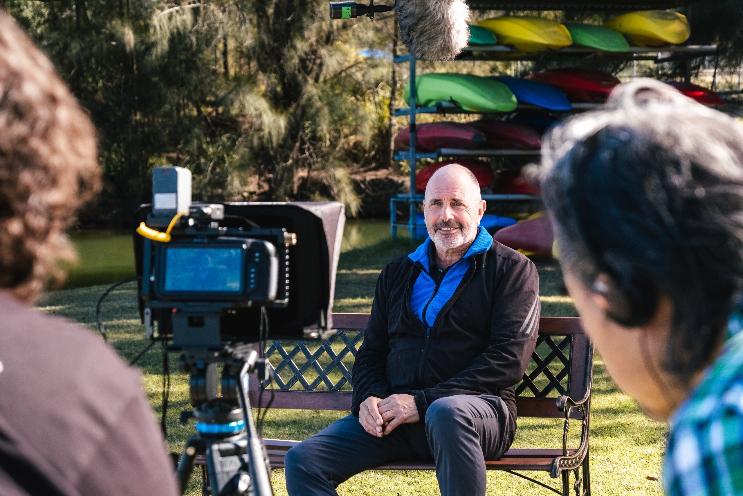 Documentary host Richard Fox