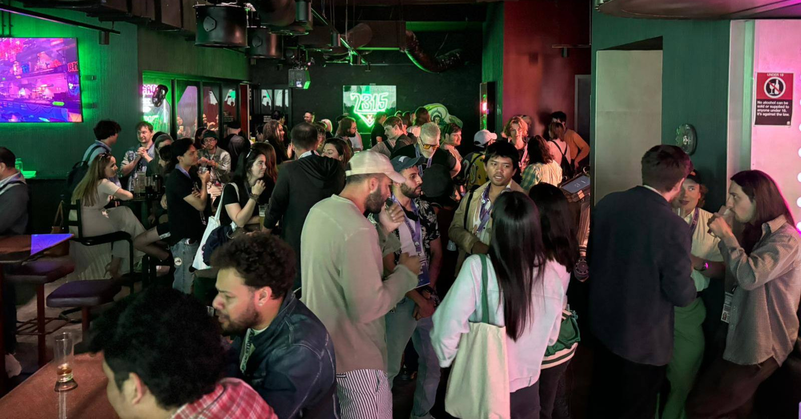 Filmmakers networking at SXSW Sydney 2024