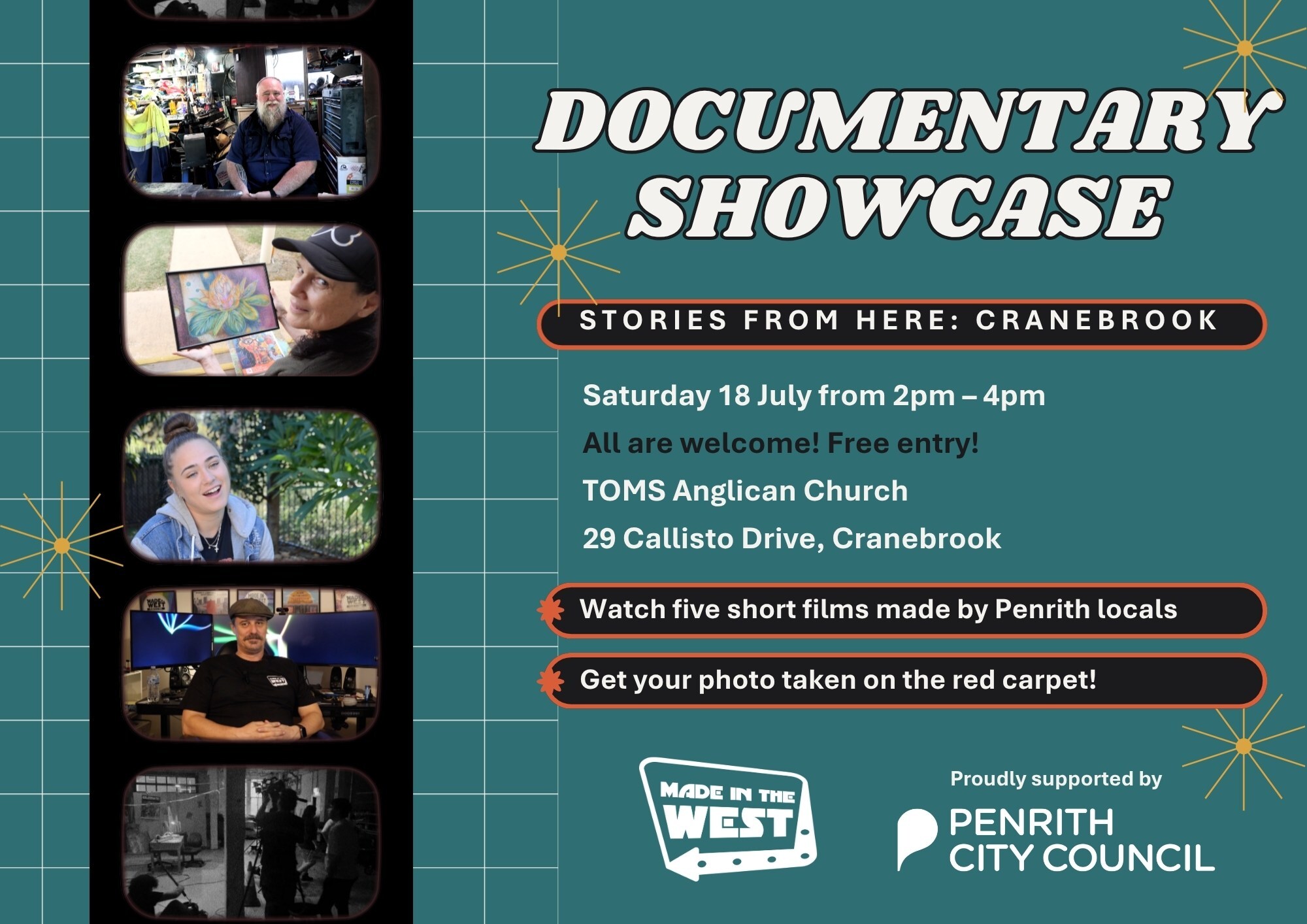 Stories From Here SHOWCASE Flyer Stories From Here SHOWCASE Flyer